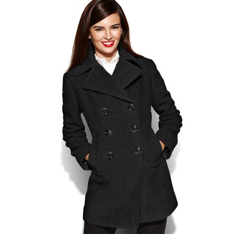 Wool Peacoat: Women's Designer Coats .